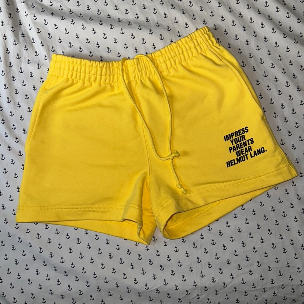 Helmet Lang , Yellow XS Impress Shorts